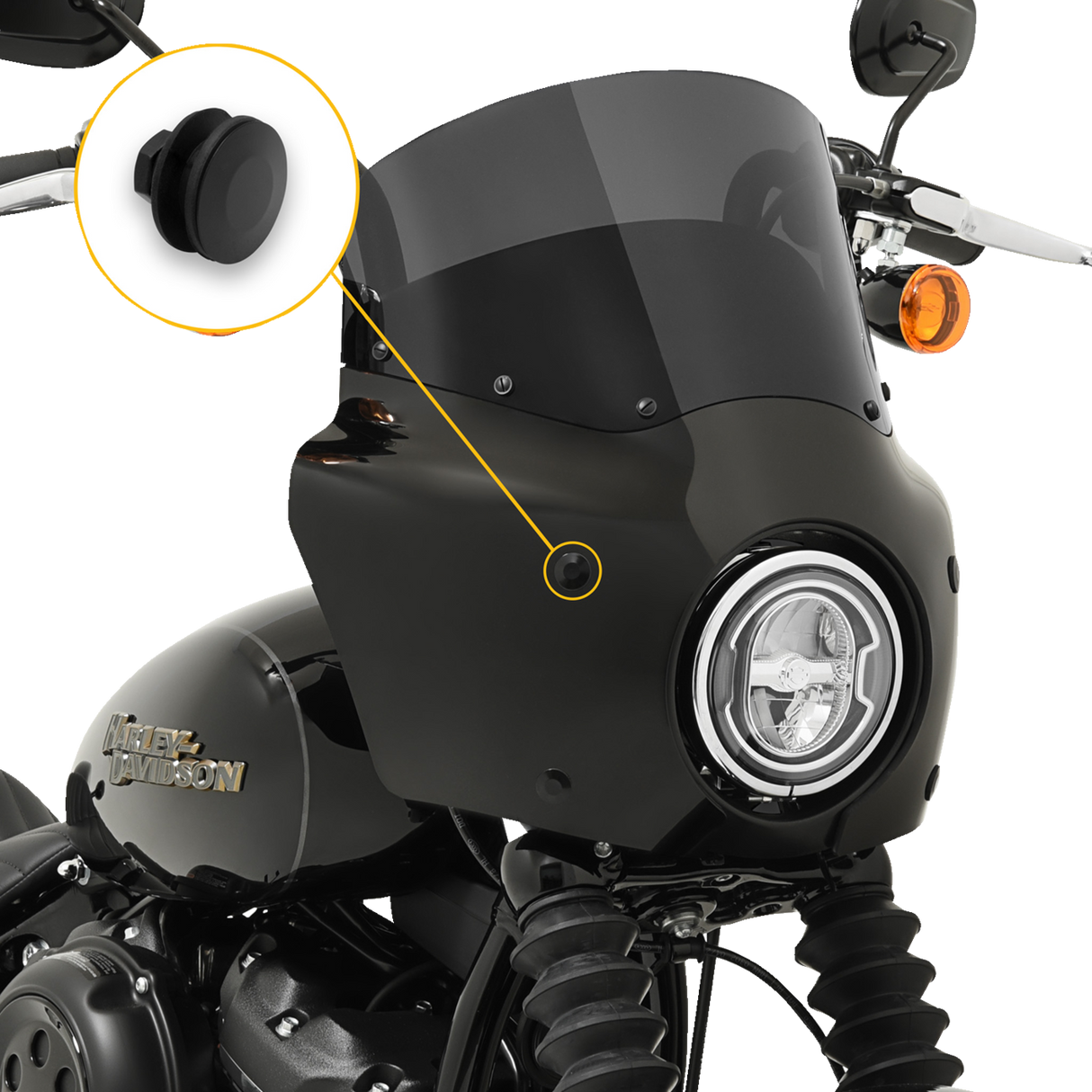 Attachment Assemby - Low-Profile - Black