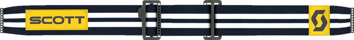 89X Era Goggles - Blue/White - Yellow Chrome