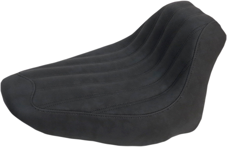 Knuckle Solo Seat - Ribbed - Black - FLSTC 2006 - 2017