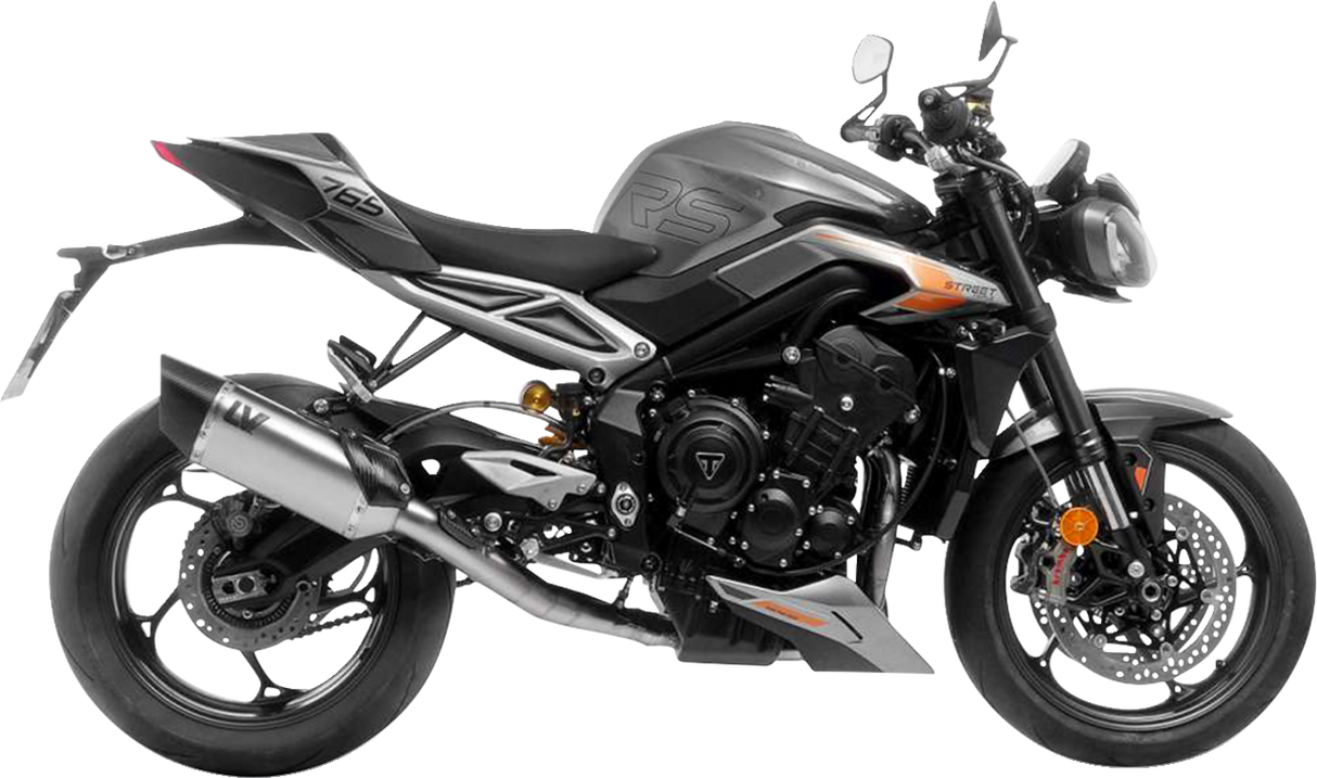 LV-14 R Exhaust System - 3-into-1 - Stainless Steel - Street Triple 765 R/RS 2023 - 2025