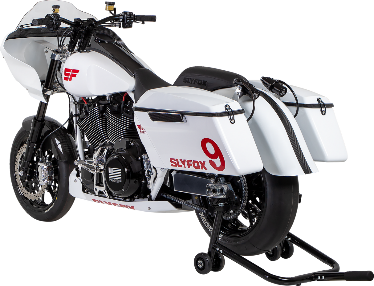 Risers - Straight - 6\" - Black