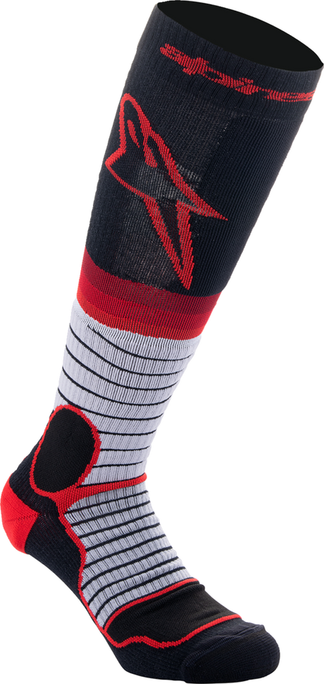 MX Pro Socks - Black/Red/Gray - Large