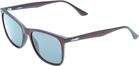 Origins Sunglasses - Matte Crystal Rootbeer - Gray Polarized Lens