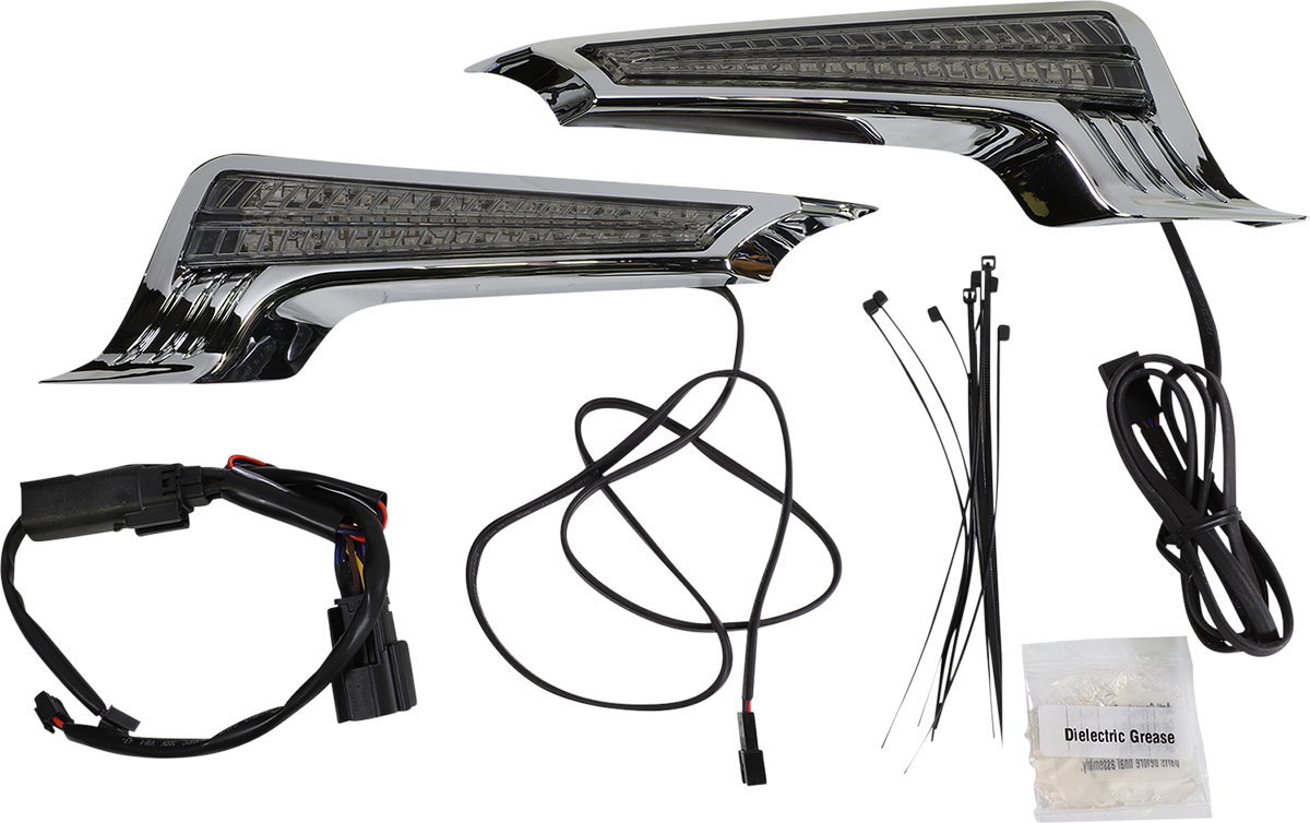 Filler Panel LED Lights - Chrome - Red 2014 - 2020