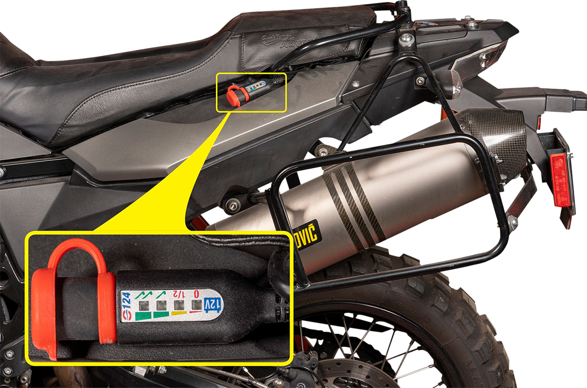 Permanent Power Lead with Battery/Charge Status - 20\"