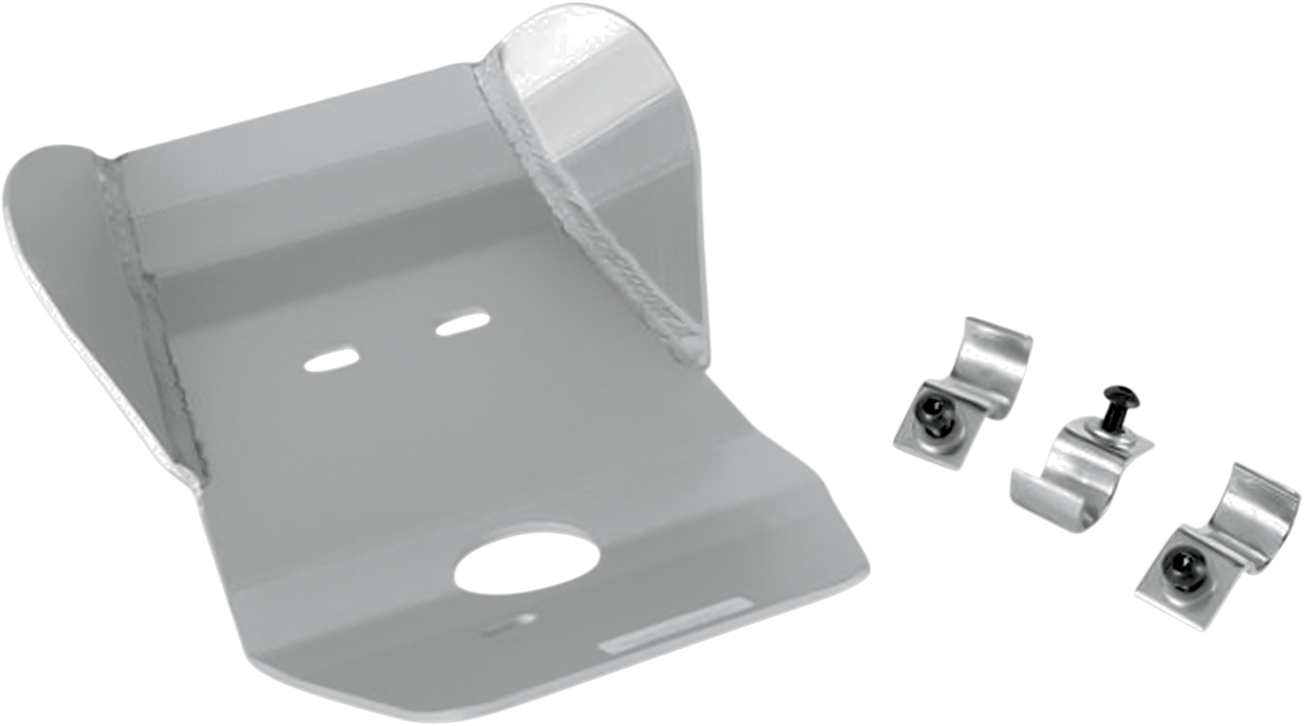 Skid Plate - Silver - Honda - CR 80/85 2000 - 2008