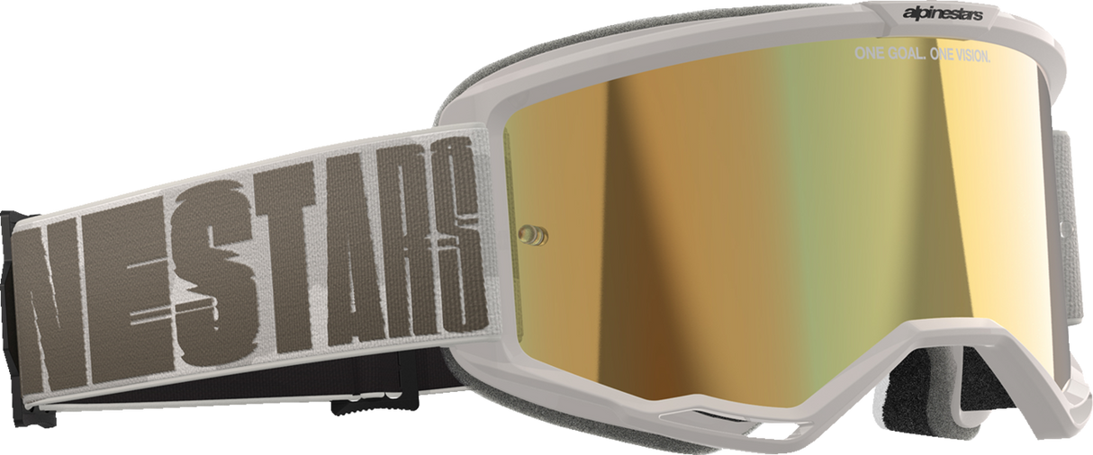 Vision 5 Goggle - Hollow - Wind - Gold Mirror Lens
