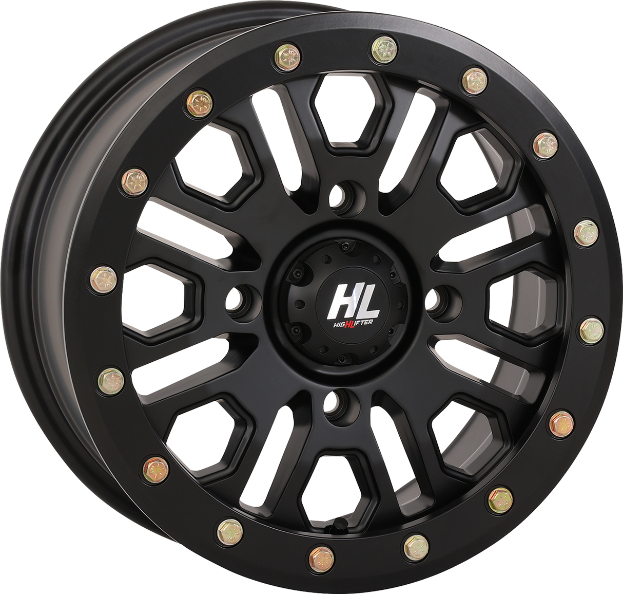 Wheel - HL23 Beadlock - Front/Rear - Matte Black - 14x7 - 4/156 - 5+2 (+38 mm) 1996 - 2024