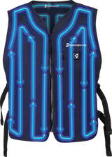 5V Touch Button Circulatory Cooling Vest - Blue