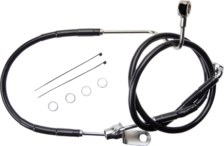 Brake Line - Rear - Non-ABS - Black 2011 - 2017