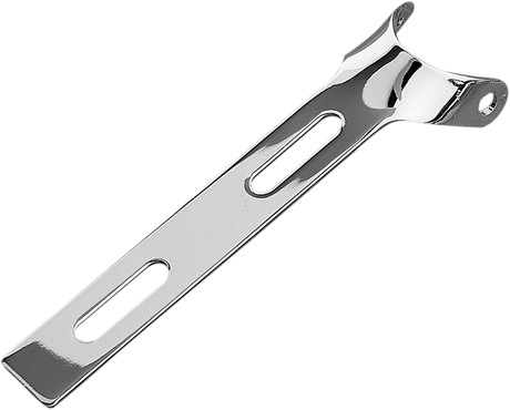Universal Seat Bracket - Round End - Chrome