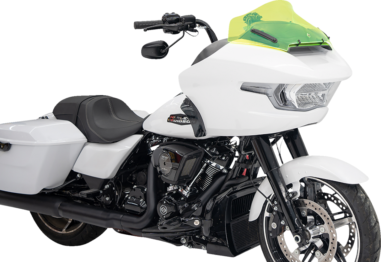 Kolor Flare™ Windshield - 10\" - Green Ice - FLTR 2023 - 2024