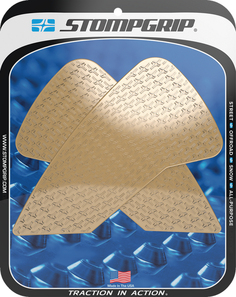 Traction Pad Tank Grips - Icon - Clear - Africa Twin Adventure Sports 2021 - 2025