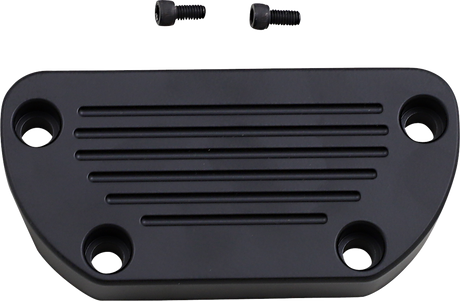 Black Flat 1\" Handlebar Clamp Mount - For Pullback Risers