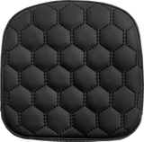 Sissy Bar Pad - Honeycomb - Black Stitching
