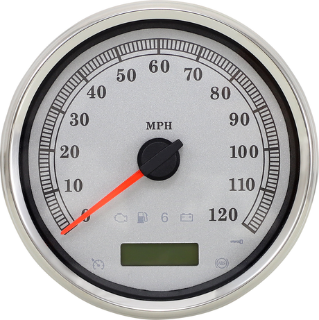 Electronic Speedometer - Silver - 120 MPH 2004 - 2013