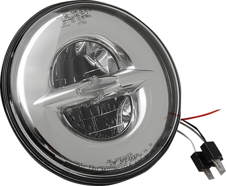 7\" Reflector-Style Headlight - Chrome