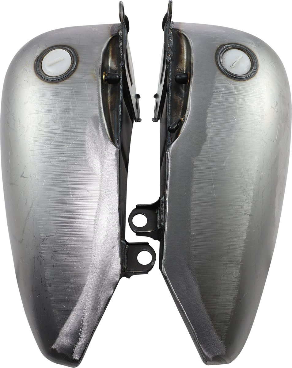 Flat-Side Gas Tank Set - 2\" Extended - 5.2 Gallons 1984 - 1999