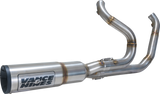 2-into-1 High Output PCX™ Exhaust System - Brushed - Touring 2017 - 2022