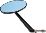 Mirror - Stealth II - Side View - Oval - Black w/Anti-Glare Blue Tint 2022 - 2023