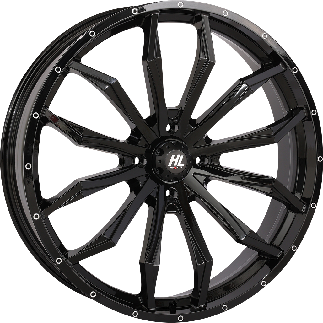 Wheel - HL21 - Front/Rear - Gloss Black - 24x7 - 4/156 - 4+3 (+10 mm) 2003 - 2024