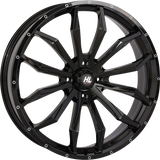 Wheel - HL21 - Front/Rear - Gloss Black - 24x7 - 4/156 - 4+3 (+10 mm) 2003 - 2024