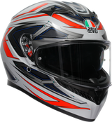 K3 Helmet - Space - Matte White/Red Fluo - XL