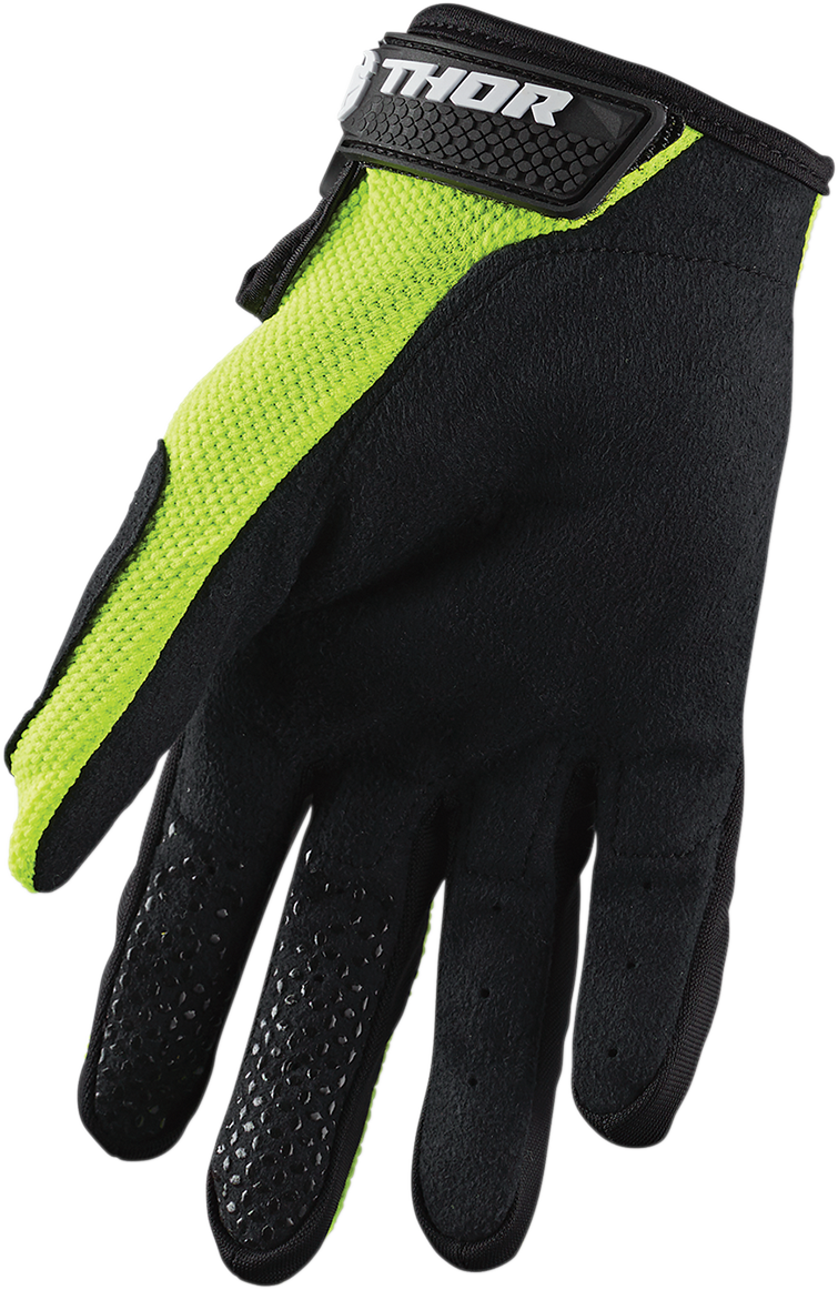 Youth Sector Gloves - Acid/Black - Medium