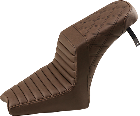 Step-Up Seat - Front Tuck-n-Roll/Rear Lattice Stitch - Brown - Scout \'18-\'19 2018 - 2019