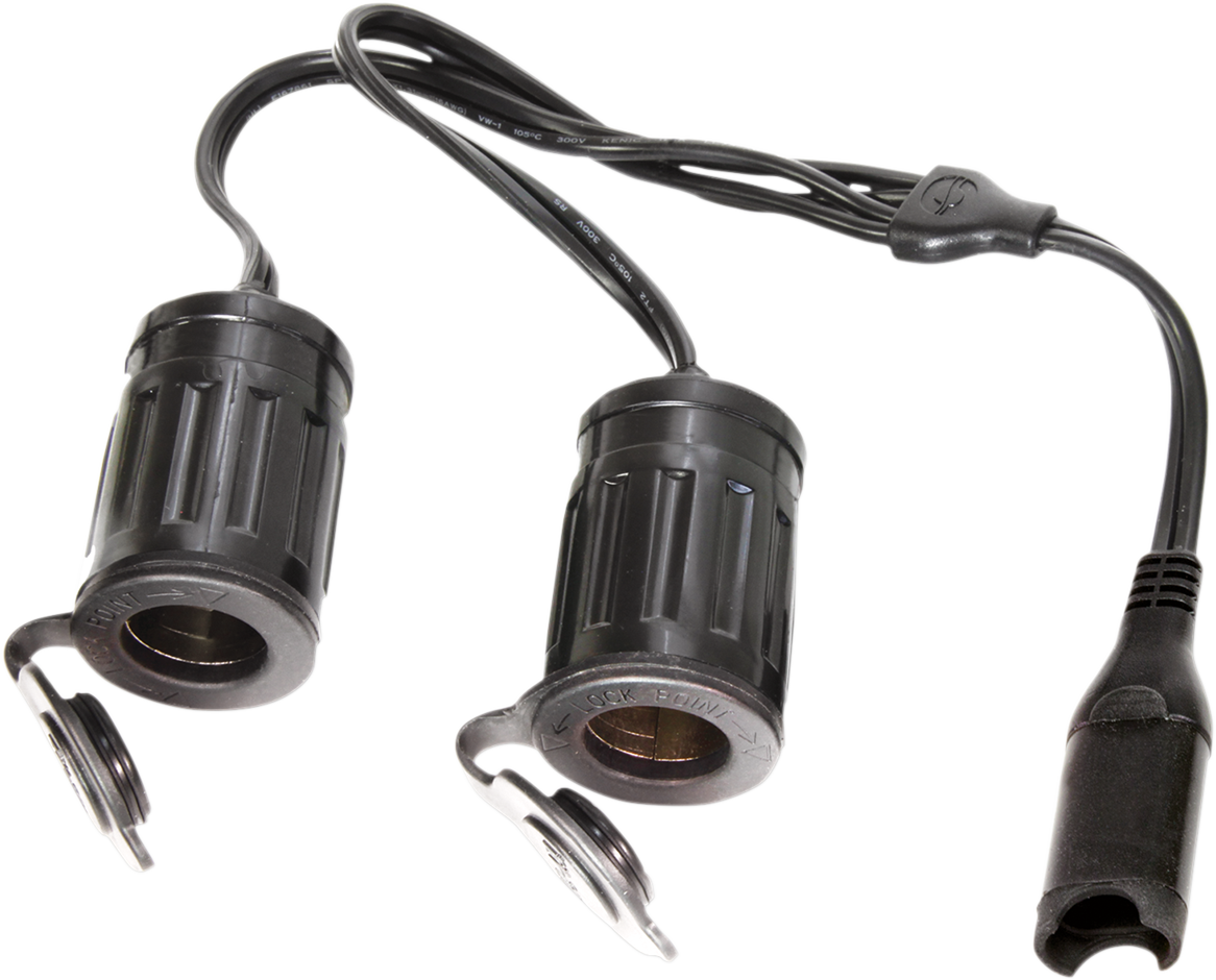 Y-Splitter - SAE to Dual Socket Adapter