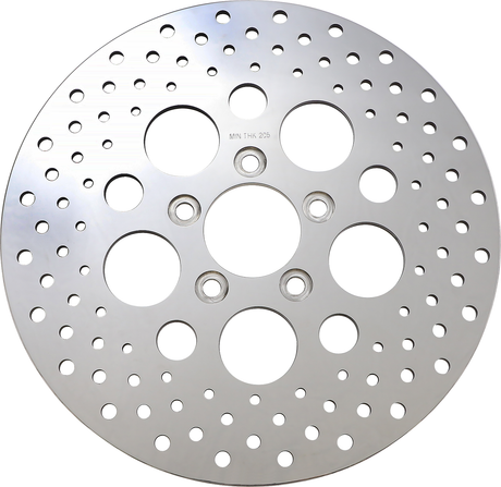 Drilled Brake Rotor - Rear - 11.5\" - Harley-Davidson 2000 - 2022
