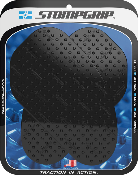 Traction Pad Tank Grips - Volcano - Black - XSR 900 2022 - 2025