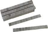 Wheel Weights - Rectangle - Adhesive Stick-On - Chrome - 360 Pack