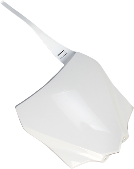 Front Number Plate - White 2014 - 2023