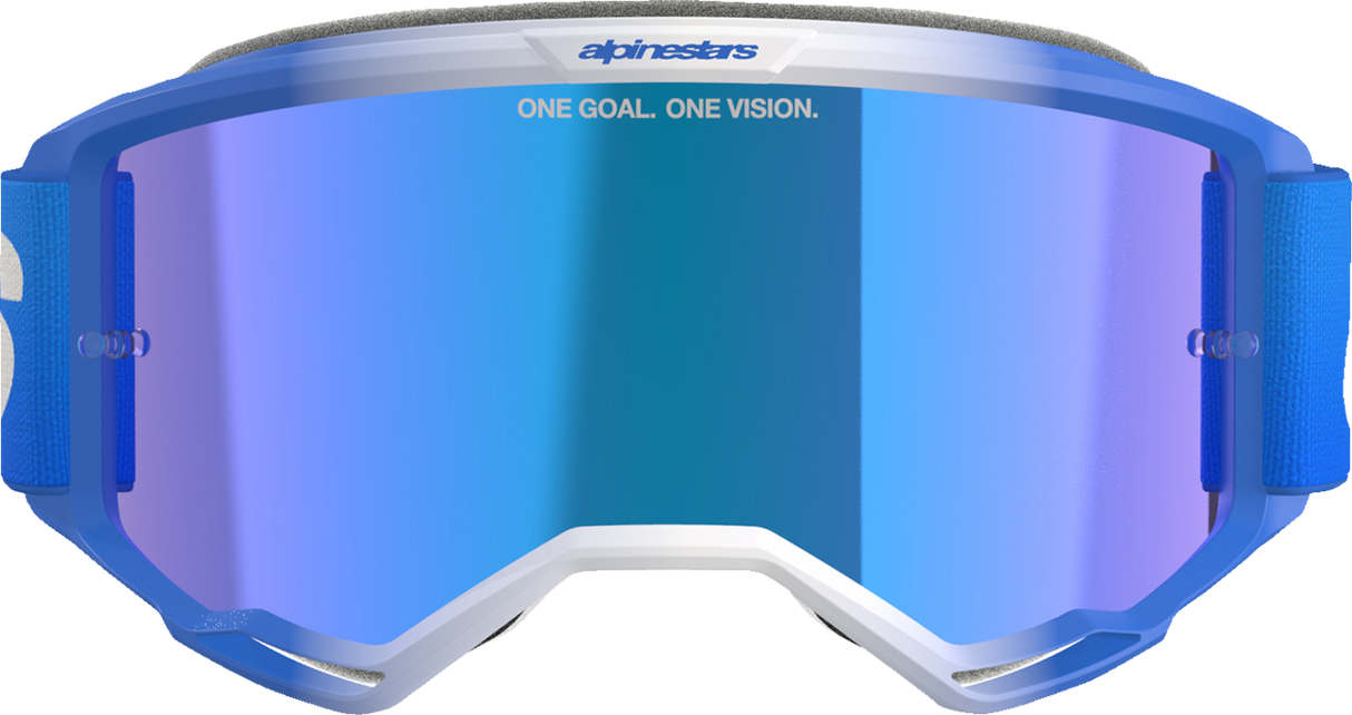 Vision 5 Goggle - Blaze - Blue - Blue Mirror Lens