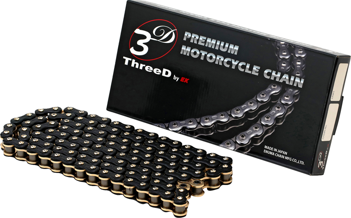 525 L3D - Drive Chain - 120 Links - Black/Gold