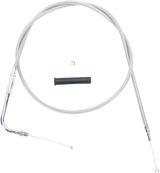Stainless Braided Throttle Cable - 48\" 1988 - 1995