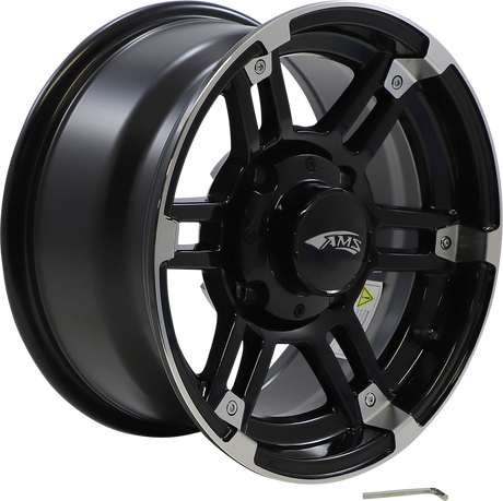 Wheel - Roll\'n 104 - Front/Rear - Machined Black - 14x7 - 4/137 - 5+2 1992 - 2020