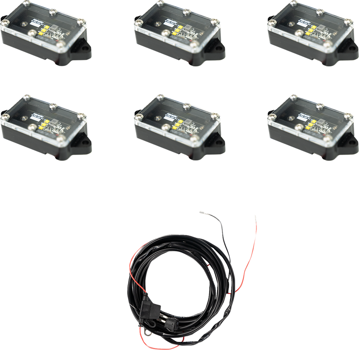 Rock Light - Clear - 6 Pack