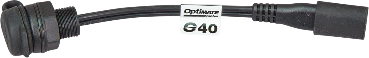 Weatherproof SAE Thin Panel Mount Socket O-40 - Short