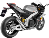 LV Corsa S Slip-On Muffler - Titanium - Aprilia RSV4 Tuono V4 2019 - 2024