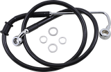 Brake Line - +6\" - Black - \'15-\'17 Softail 2015 - 2017