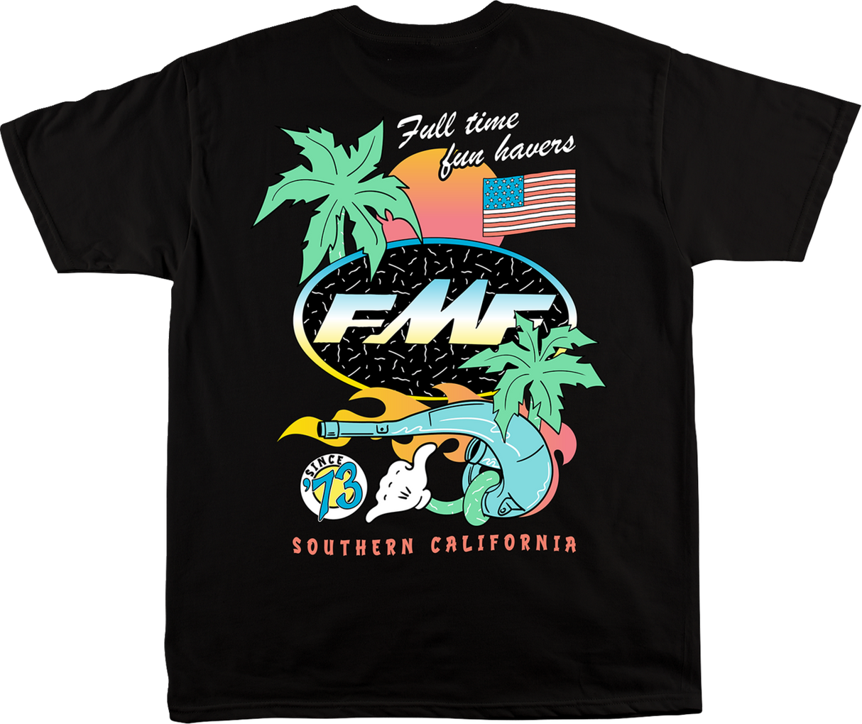 Day-Glo T-Shirt - Black - Large