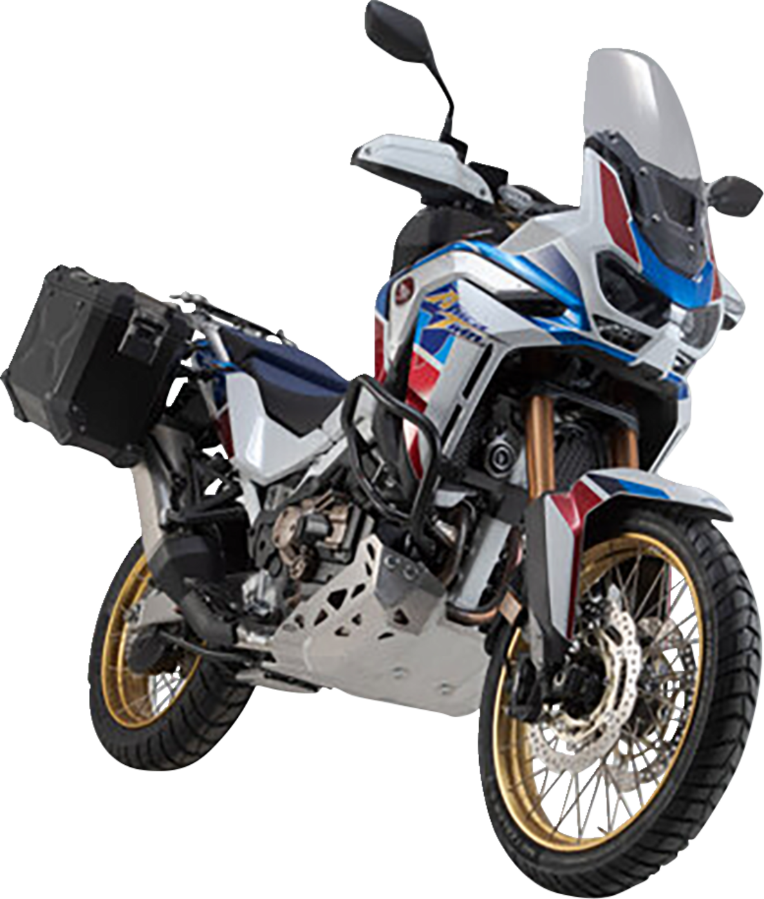 TRAX ADV Aluminum Case System - Black - Honda Africa Twin \'19-\'24 2019 - 2024