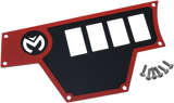 Dash Plate - Large - Left - Red 2015 - 2019