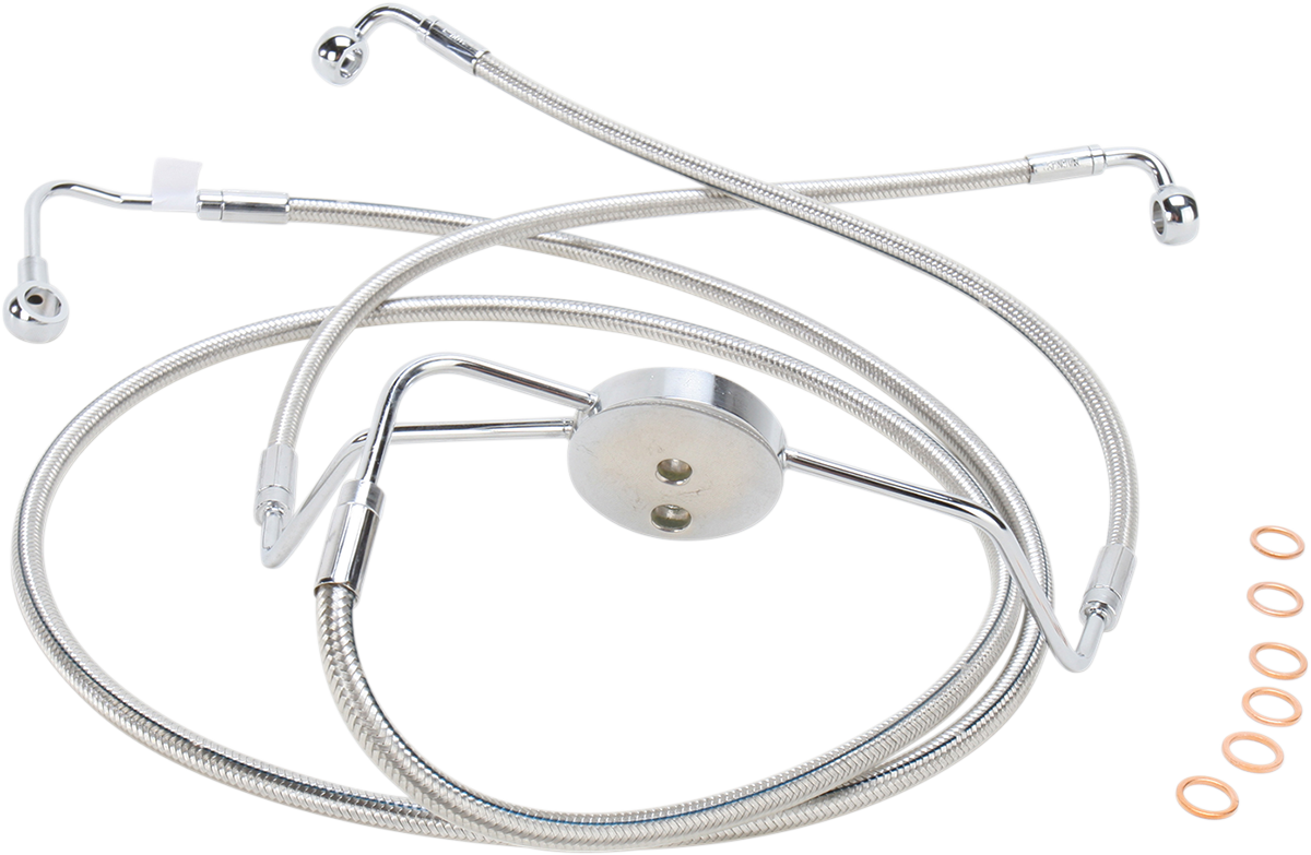 Brake Line - Polished Stainless 2008 - 2013