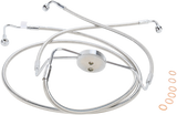 Brake Line - Polished Stainless 2008 - 2013