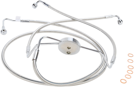 Brake Line - Polished Stainless 2008 - 2013