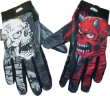Good N Evil Skulls Gloves - Black - 2XL