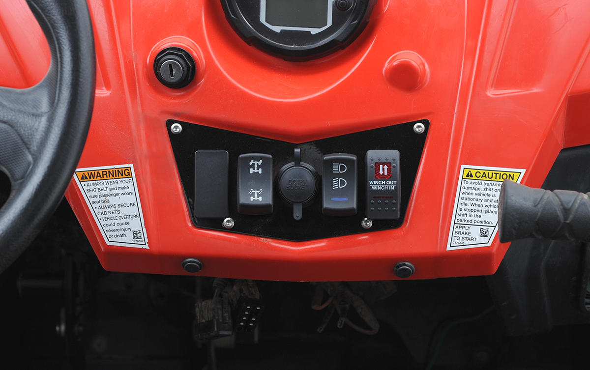 Dash Plate - 4 Switch - Black 2008 - 2018